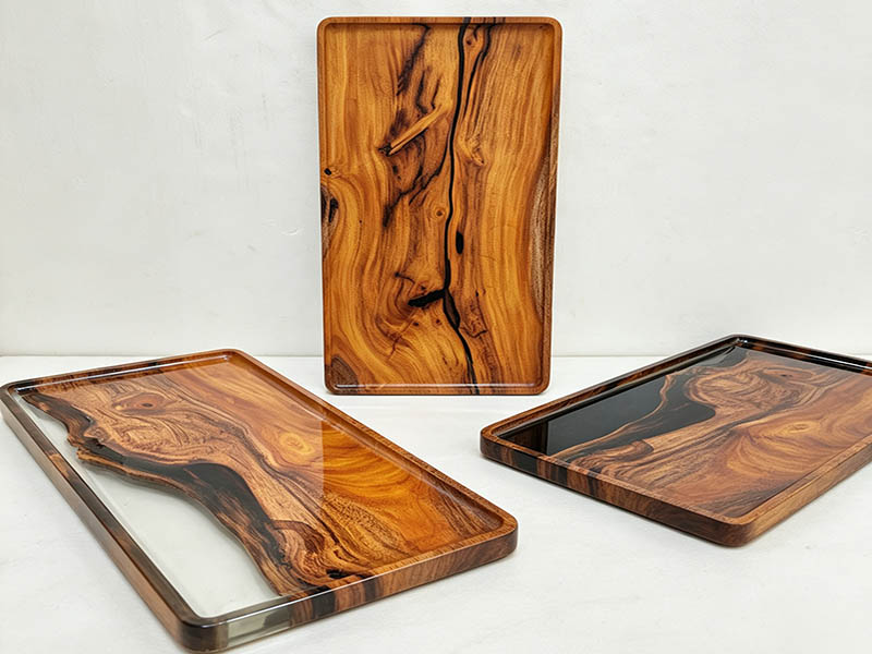 solid wood serving board